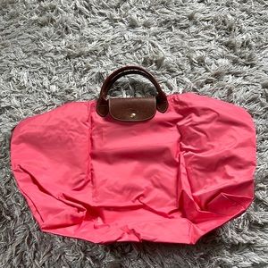 Pink longchamp duffle!